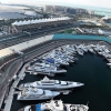 Yas Marina Yachts from the air